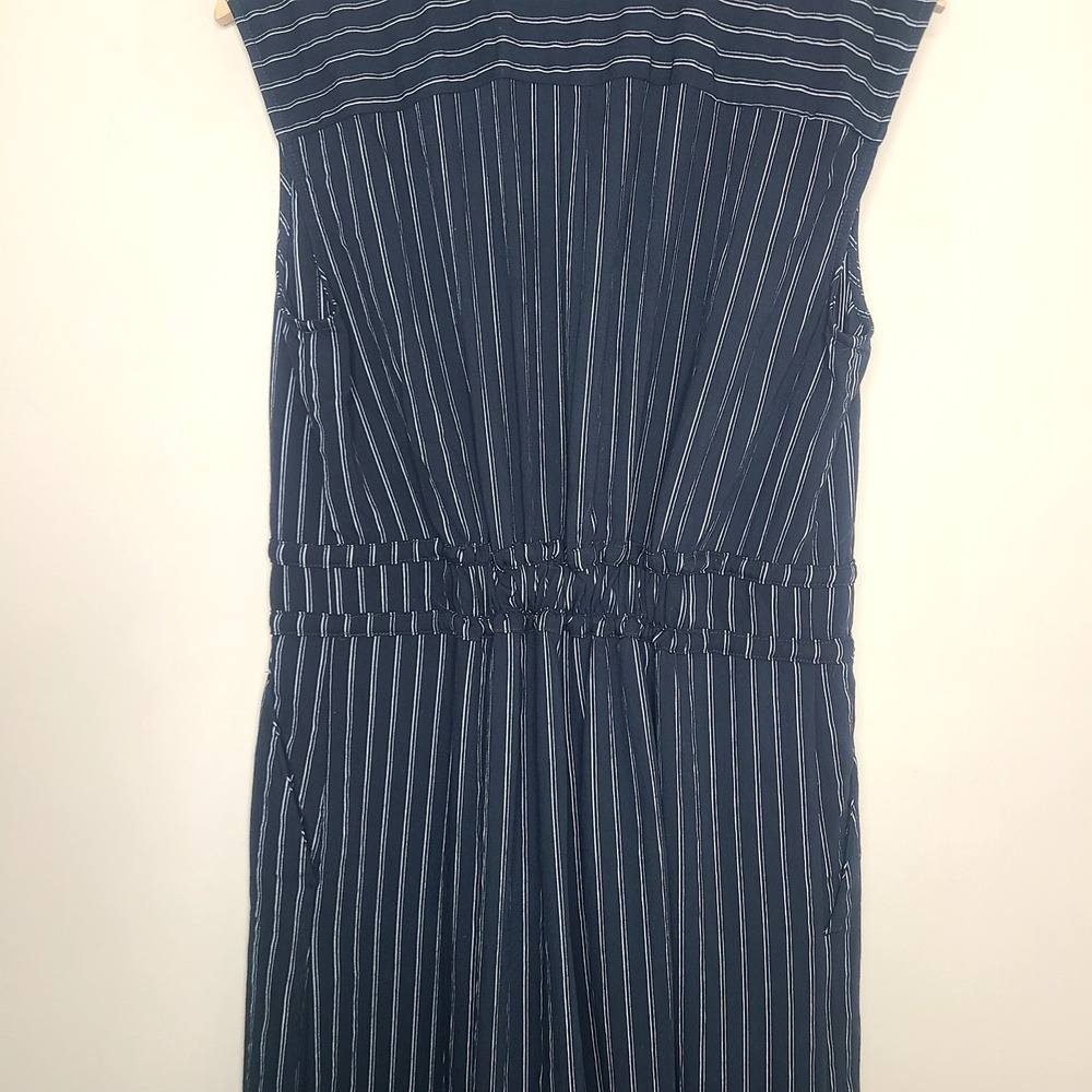 Anthropologie Maeve Easy Sleeveless‎ Shirt Jumpsuit Sz M Slimming Relaxed - Picture 6 of 10